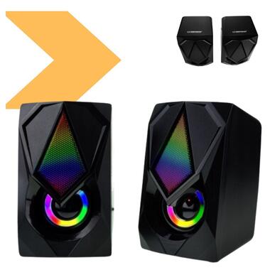 Компьютерные колонки Esperanza EGS102 Boogie черного цвету 42918-MJ-100A_390 фото №1