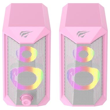 Акустическая система Havit HV-SK202 USB 2.0 Pink (6939119024048) фото №3