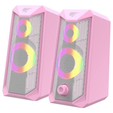 Акустическая система Havit HV-SK202 USB 2.0 Pink (6939119024048) фото №1