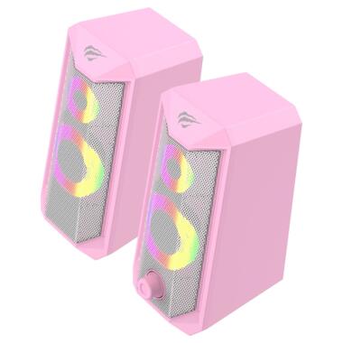 Акустическая система Havit HV-SK202 USB 2.0 Pink (6939119024048) фото №2