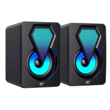Акустическая система Havit HV-SK210 mini PRO RGB USB Black (6939119040260) фото №3