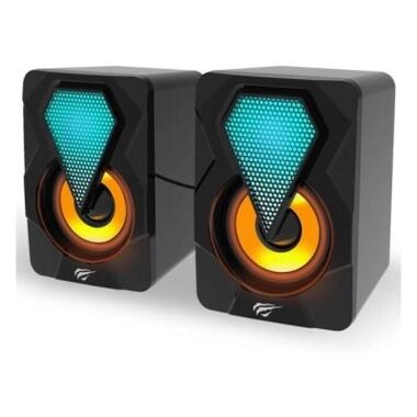 Акустическая система Havit HV-SK210 mini PRO RGB USB Black (6939119040260) фото №1