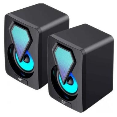 Акустическая система Havit HV-SK210 mini PRO RGB USB Black (6939119040260) фото №4