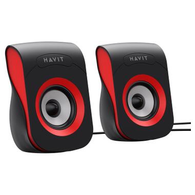 Акустическая система Havit SK599 USB 6W Black/Red (6950676205978) фото №3