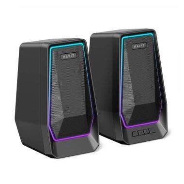 Акустическая система Havit SK769BT 10W RGB USB Black (6939119050139) фото №4