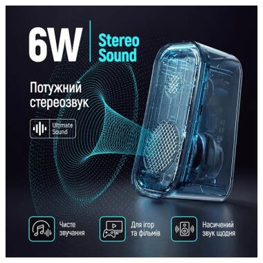 Акустическая система ColorWay Aura 2.0 USB/Bluetooth Gray (CW-SPU02GR) фото №5