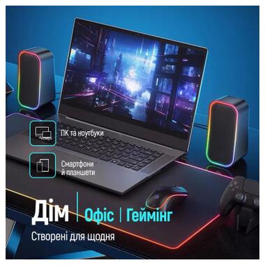 Акустическая система ColorWay Aura 2.0 USB/Bluetooth Gray (CW-SPU02GR) фото №9