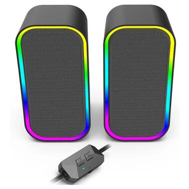 Акустическая система ColorWay Aura 2.0 USB/Bluetooth Gray (CW-SPU02GR) фото №2