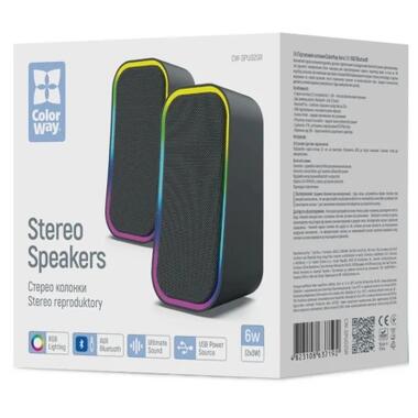 Акустическая система ColorWay Aura 2.0 USB/Bluetooth Gray (CW-SPU02GR) фото №4