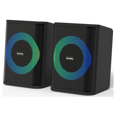 Акустическая система ColorWay PulseRing 2.0 RGB USB Black (CW-SPU04BK) фото №1