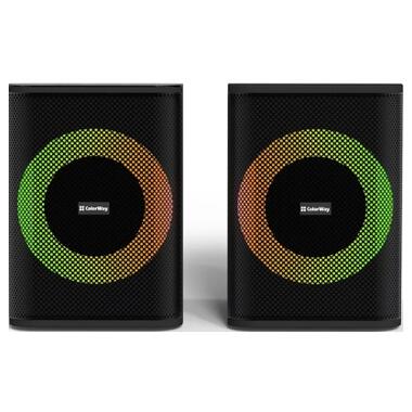 Акустическая система ColorWay PulseRing 2.0 RGB USB Black (CW-SPU04BK) фото №2