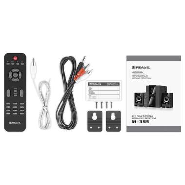 Акустична система REAL-EL M-355 Black (EL121300015) фото №10