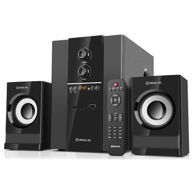 Акустична система REAL-EL M-355 Black (EL121300015) фото №1