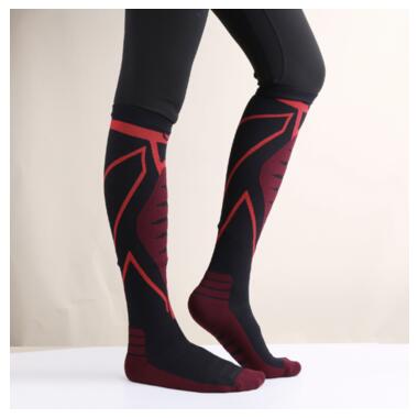 Компресійні шкарпетки гетри професійні Angle Show 41-43 
чорно-червоний фото №6