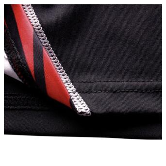 Комплект для тренувань компресійний одяг LHPWTQ 3XL чорно-червоний фото №5