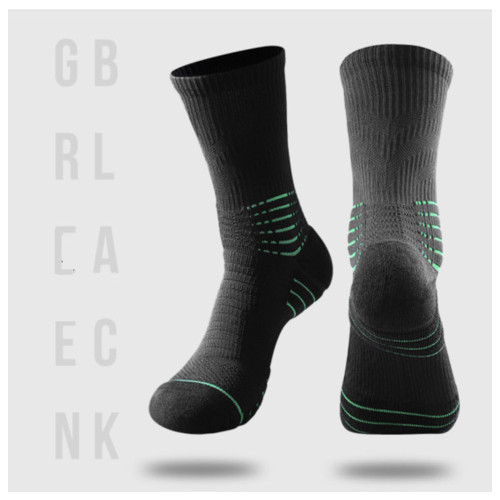 Спортивні шкарпетки компресійні Tightly HENG KANG 39-42 чорний фото №1