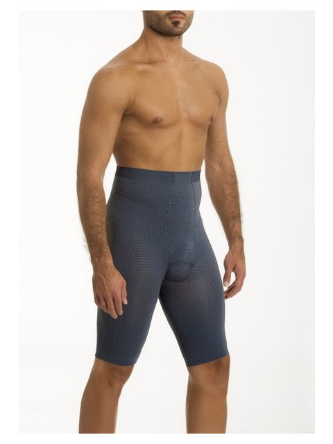 Компрессионные шорты удлиненные мужские Panty Contour Solidea 0301A5 SM09 Nero XXL фото №1