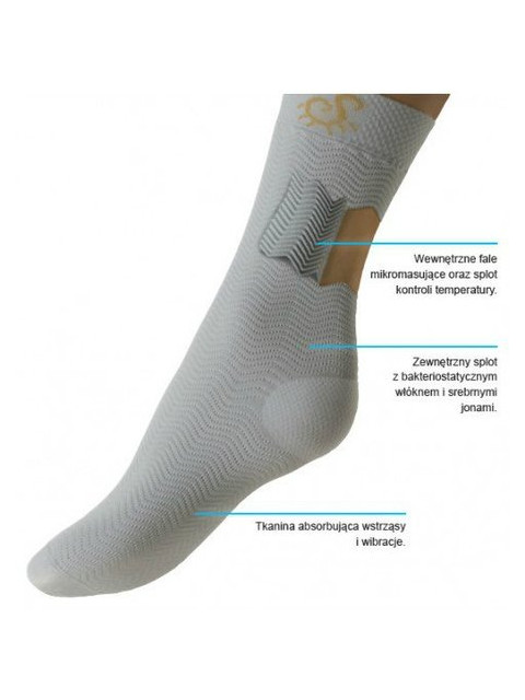 Компресійні шкарпетки Active Speedy Unisex Solidea 0443A5 SM00 Bianco 3-L фото №2