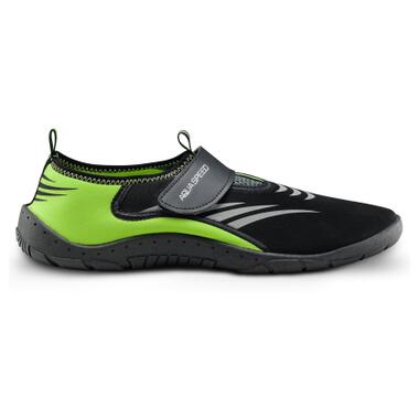 Аквашузы Aqua Speed Aqua Shoe Model 642-27A черный, серый, желтый 44 фото №2