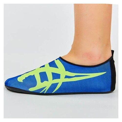 Взуття Skin Shoes для спорту та йоги FDSO PL-0419 M Синьо-салатовий (60508059) фото №5