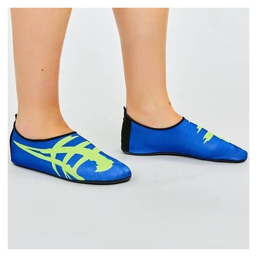 Взуття Skin Shoes для спорту та йоги FDSO PL-0419 M Синьо-салатовий (60508059) фото №3