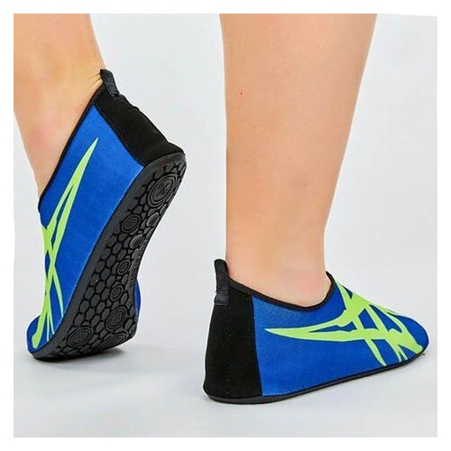 Взуття Skin Shoes для спорту та йоги FDSO PL-0419 M Синьо-салатовий (60508059) фото №6