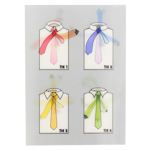 Листівка 3D Краватки фото №1