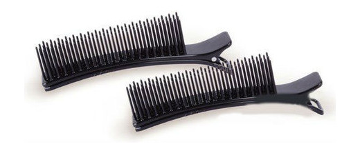 Зажим для волос Bifull Professional Clips with Comb Black 2 шт (BFUTI40893) фото №1
