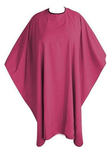 Пеньюар для стрижки Bifull Professional Textil Capa Pink 128x148 см (BFTEX40561) фото №1