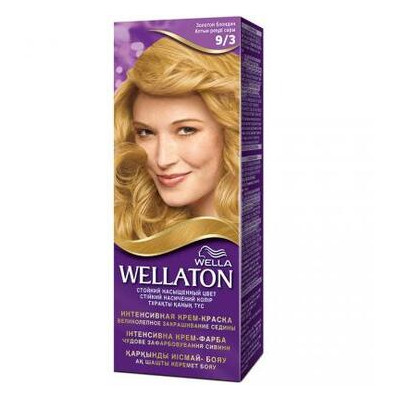 Крем-фарба для волосся Wellaton 9/3 Золотий Блондин (4056800023219) фото №1