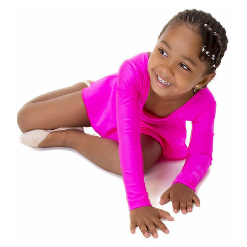 Детский спортивный боди с юбочкой для танцев и гимнастики VS-Sport DR-1765-M малиновый размер 30 (110-116 см) фото №3