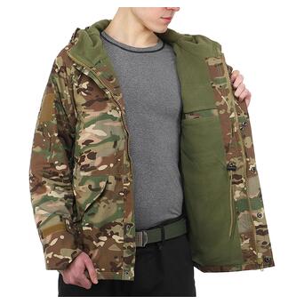 Куртка флісова FDSO Military Rangers CO-8573 3XL Камуфляж Multicam (06508445) фото №5