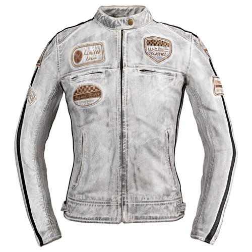 Жіноча шкіряна мотоциклетна куртка W-TEC Sheawen Lady White New - біла/XL (24460-XL) фото №1
