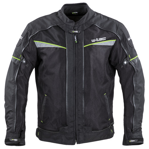 Мото-куртка W-TEC Progair - розмір 3XL/чорний-флуо (20745-3XL) фото №4