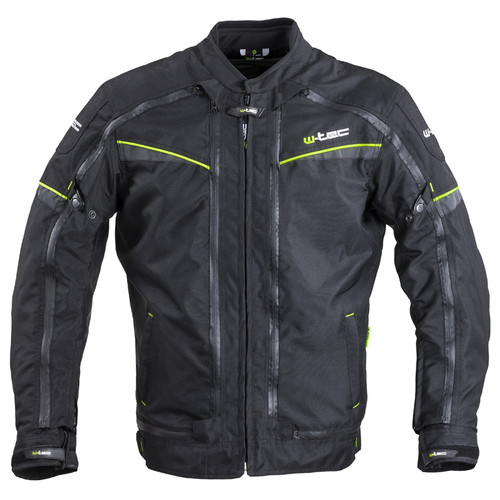 Мото-куртка W-TEC Progair - розмір 3XL/чорний-флуо (20745-3XL) фото №2