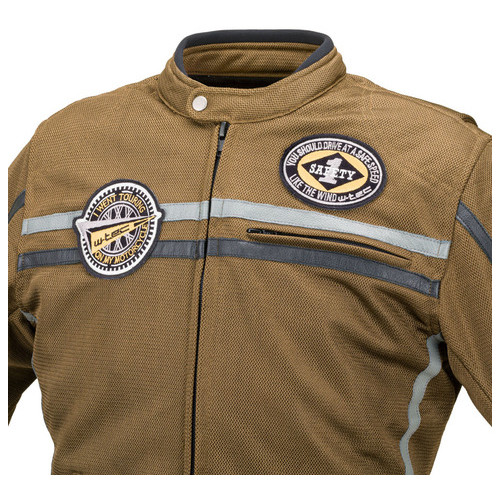Чоловіча мото куртка W-TEC Bellvitage Brown - коричнева/3XL (23437-3XL) фото №4