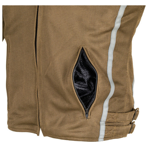 Чоловіча мото куртка W-TEC Bellvitage Brown - коричнева/3XL (23437-3XL) фото №9