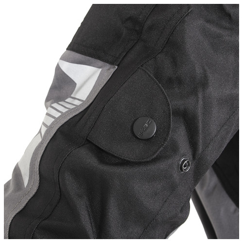 Чоловіча мото-куртка W-TEC Burdys Evo - розмір 3XL/чорно-сіра (21360-3XL-2) фото №10
