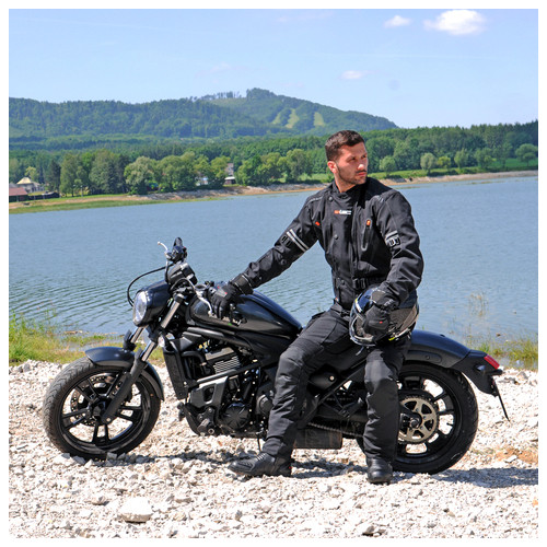 Чоловіча мото-куртка W-TEC Rokosh GS-1758 - розмір WL/чорний (14964-WL) фото №5