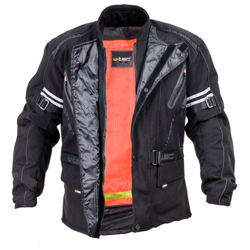 Чоловіча мото-куртка W-TEC Rokosh GS-1758 - розмір WL/чорний (14964-WL) фото №2