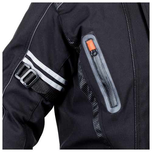 Чоловіча мото-куртка W-TEC Rokosh GS-1758 - розмір WL/чорний (14964-WL) фото №8