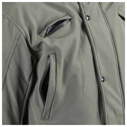 Чоловіча софтшел мото-куртка W-TEC Forresta NF-2709 - розмір 3XL/хакі (11974-3XL) фото №8