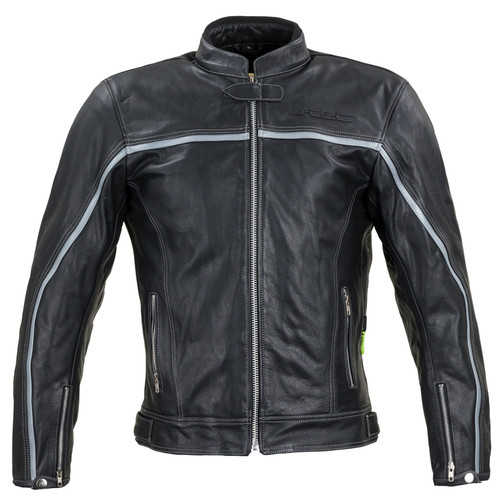 Шкіряна мото-куртка W-TEC Mathal - розмір 5XL/чорна (19209-5XL) фото №1
