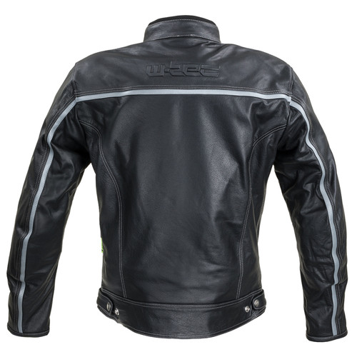 Шкіряна мото-куртка W-TEC Mathal - розмір 5XL/чорна (19209-5XL) фото №3