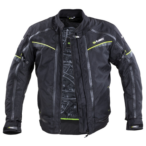 Мото-куртка W-TEC Progair - розмір М/чорний-флуо (20745-M) фото №11