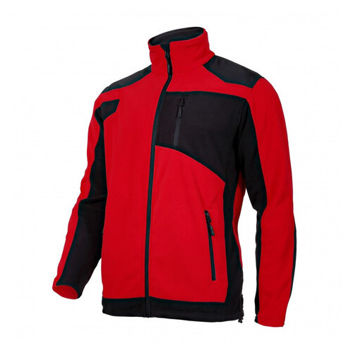 Куртка флісова червона зі зміцненням 40115, Lahti Pro розмір M фото №1