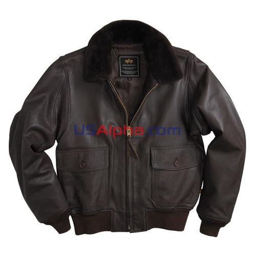 Куртка Alpha Industries G-1 Leather /Кожа/ L Коричневый фото №1
