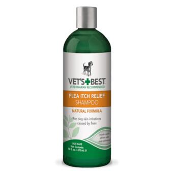 Шампунь Vets Best Flea Itch Relief Shampoo заспокійливий від укусів бліх для собак 470 мл (vb10039) фото №1