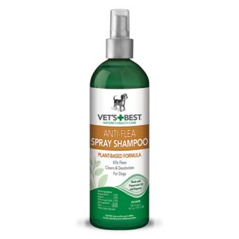 Шампунь-спрей Vets Best Natural Anti-Flea Spray-Shampoo от блох для собак 470 мл (vb10347)  фото №1