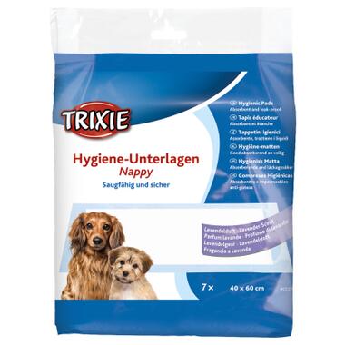 Пелюшки для собак Trixie із запахом лаванди 40х60 см 7 шт (4047974233719) фото №1